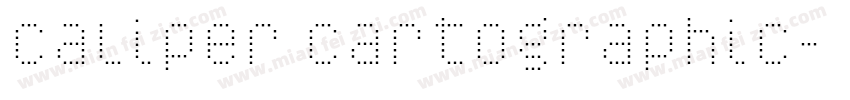 Caliper Cartographic字体转换